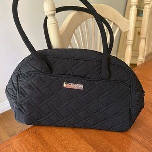 Vera Bradley Black Quilted Shoulder Bag